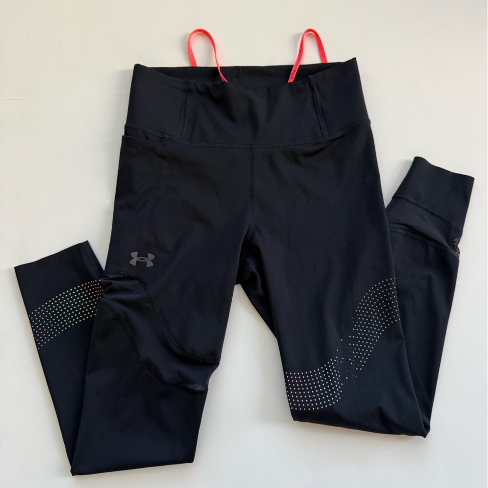Under Armour HeatGear Compression Leggings | Black | SpeedPocket |  M